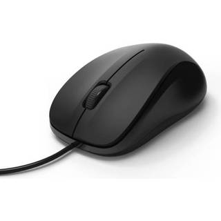 Hama MC-300 - mouse - USB - black - Mus - Optisk - 3 knapper - Sort