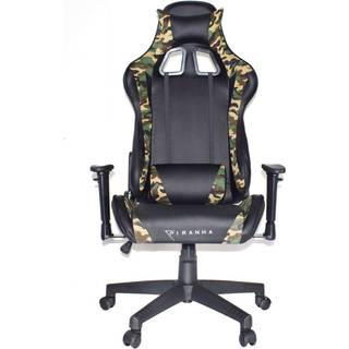Piranha Bite gamingstol (sort/grøn camouflage) - På lager i butik
