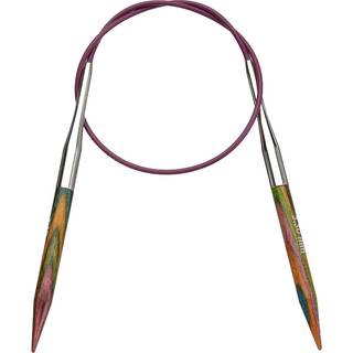 KnitPro SYMFONIE FASTE Rundpinde 40 cm (2.00-8.00mm) 5.50mm Indhold:1 fast rundpind Materiale:Højpoleret, multifarvet birketræ Type: Faste rundpinde Størrelser:2.00-8.00 mm. Længde: 40 cm ialt inklusiv pinde og kabel.