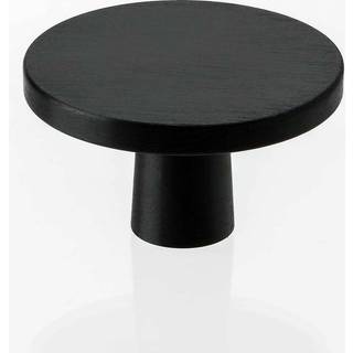Beslag Design Plato knop, Ø42 mm, børstet mat sort