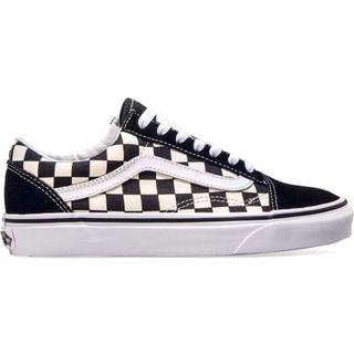 Vans - Primary Check Old Skool Shoes, Man, Black, Size: 44 - Black - 44