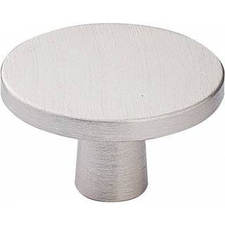 Beslag Design Plato knop, Ø42 mm, rustfrit stål look