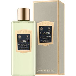 Floris Night Scented Jasmine, Moisturising Bath & Shower Gel, 250 ml.