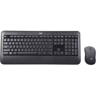 Logitech MK540 Advanded Wireless Combo - FR - Tastatur & Mus sæt - Fransk - Sort