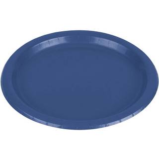 8 stk Paptallerkner Mørkeblå 22,9 cm