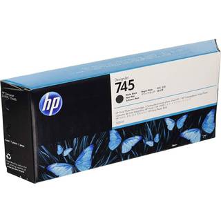 HP Ink 745, mat sort, 300 ml