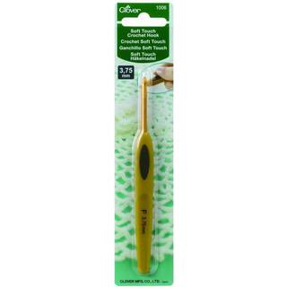 Clover SOFT TOUCH Hæklenål (1.5-6.0 mm) 3.75 mm Den meget populære Clover Soft Touch findes i mange str. fra 2.00-6.00mm.