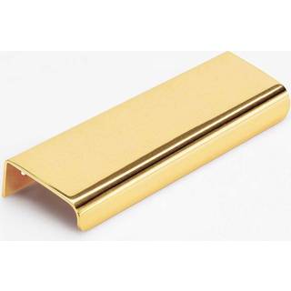 Beslag Design Lip greb, 120 mm, poleret messing