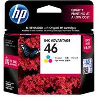 HP 46 / CZ638AE Tri-Color Ink - Blækpatron Cyan, Magenta, Gul