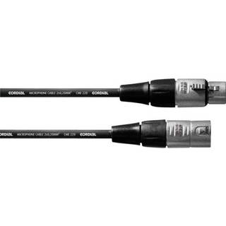 Cordial CFM1FM XLR Forbindelsesledning [1x XLR-tilslutning - 1x XLR-stik] 1.00 m Sort