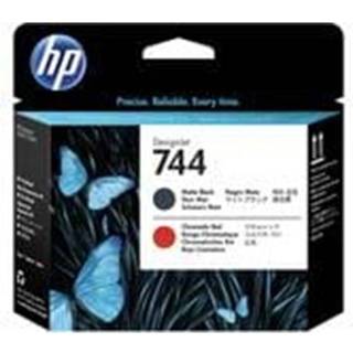 HP Printhoved matte sort/rød (744) F9J88A