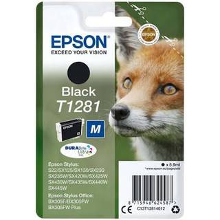 Epson T1281 - størrelse M - sort - original - blækpatron - Blækpatron Sort