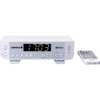 Lenco KCR-100 - FM - Mono - Hvid