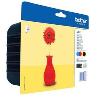 Brother LC121 sampak 4 farver Original