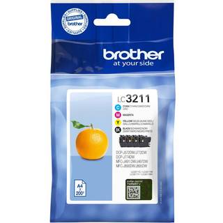 Brother LC 3211 Sort Gul Cyan Magenta 200 sider