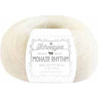 Scheepjes Mohair Rhythm 674 Robotic Indhold: 70% Mohair og 30% Microfiber Anbefalet pindestørrelse: 2.00 mm Vægt/længde: 25 gram/200 meter Strikkefasthed: 26m x 42p = 10 x 10 cm Håndvask 30°C / Tørres fladt.