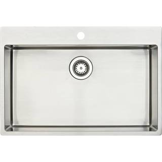 Lavabo Kubus 720 soft stålvask med kurveventil 740x500 mm