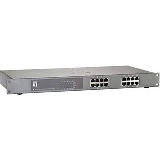LevelOne FEP-1612W380 - switch - 16 porte - monterbar på stativ