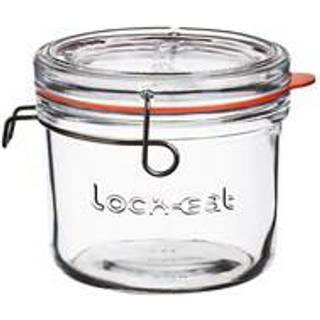 Lock Eat Sylteglas med patentlåg fra Luigi Bormioli - Klar farve - Soda-lime glas