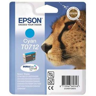 Epson T0712 - Blækpatron Cyan