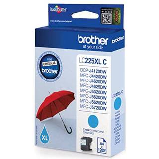 Brother LC 225XLCBP - Blækpatron Cyan