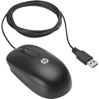 HP I USB Optical Scroll Mouse - Mus - Laser / optical - 3 knapper - Sort
