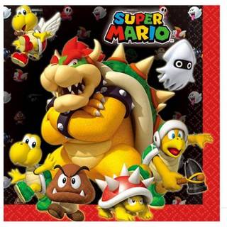 Servetter Super Mario 16-pakning