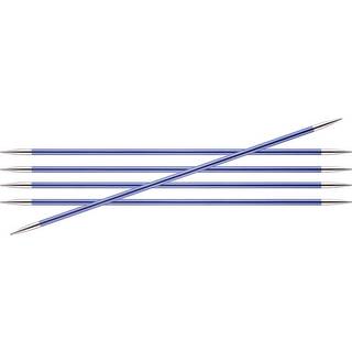 KnitPro ZING Strømpepinde 20 cm (2.00-8.00mm) 4.50 mm Indhold:5 strømpepinde Materiale:Aluminium Typer:Strømpepinde Størrelser:2.00-8.00 mm Længde:20 cm.