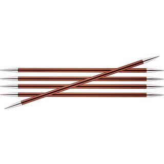 KnitPro ZING Strømpepinde 20 cm (2.00-8.00mm) 5.50 mm Indhold:5 strømpepinde Materiale:Aluminium Typer:Strømpepinde Størrelser:2.00-8.00 mm Længde:20 cm.