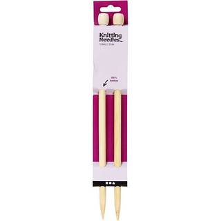 Bambus Strikkepinde 35 cm, 12 mm - 1 Par