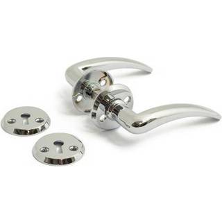 Habo Valencia dørgreb inkl. nøgleskilt, børstet krom