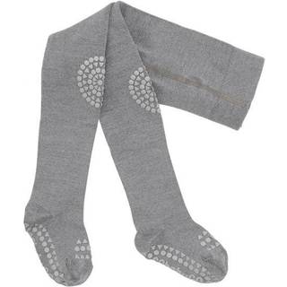 Gobabygo Grey Melange Kravlestrømpebukser Merinould
