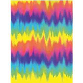 Amscan Feeling Groovy 60's tema Party Tablecover 54 """" X 102 """" Multicolor