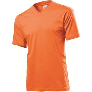 Stedman Classic V-Neck Men T-shirt - Orange - X-Large