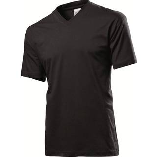 Stedman Classic V-Neck Men T-shirt - Black - Small