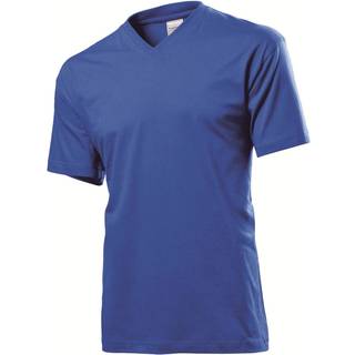Stedman Classic V-Neck Men T-shirt - Royalblue - Large