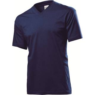 Stedman Classic V-Neck Men T-shirt - Navy-2 - Large * Kampagne *