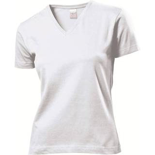 Stedman Classic V-Neck Women T-shirt - White - Small * Kampagne *