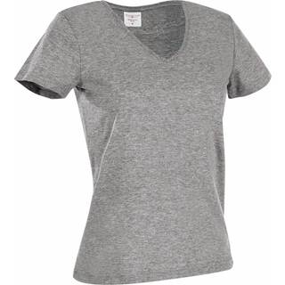 Stedman Classic V-Neck Women T-shirt - Greymarl - X-Large * Kampagne *