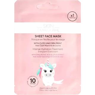 Camilla Pihl Cosmetics Skin Beauty Moisture Boost Unicorn Sheetmask 23 g