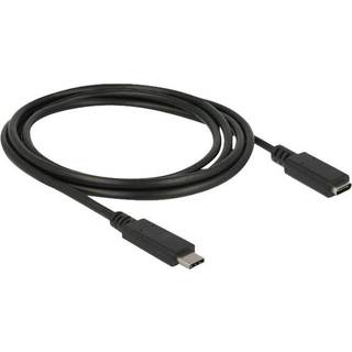 Delock USB-C 3.1 til USB-C 3.1 hun forlængerkabel - 3A - 1.5 m