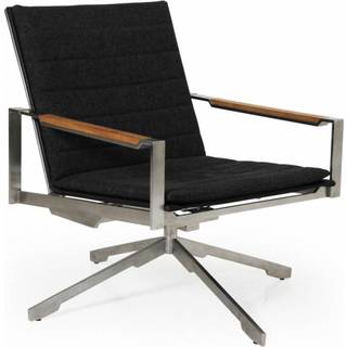 Brafab Gotland gyngestol Rustfritt stål/teak Pude medfølger ikke