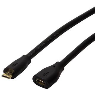 LogiLink MicroUSB 2.0 Forlængerkabel - 3 meter