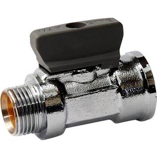 Vatette FG073053508 Kuglehane lige, forkromet, med knap, inv/utv-gevind G15 x G15