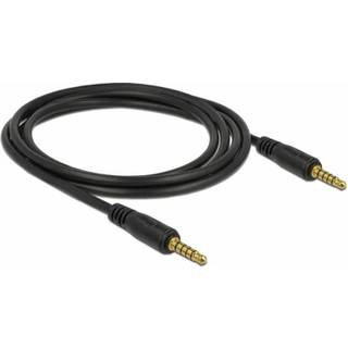 Delock 5 Pin Minijack kabel - Sort - 2 m