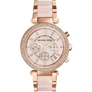 Michael Kors MK5896 Parker Rosa guldfarvet/Rosaguldtonet stål Ø39 mm