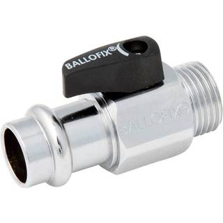 Broen Ballofix med håndtag nippel/pres 1/2x15 mm