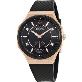 Bulova 98R239 Diamond Sort/Gummi Ø40.5 mm