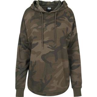 Urban Classics Oversized Camouflage Hoodie Oliven Camo S - S