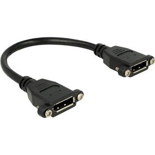 Delock Displayport hun til Displayport hun adapter - 25 cm